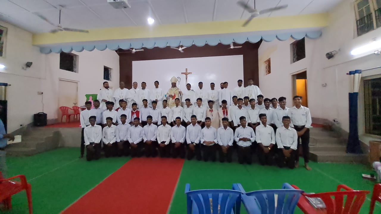 Holy mass was celebrated