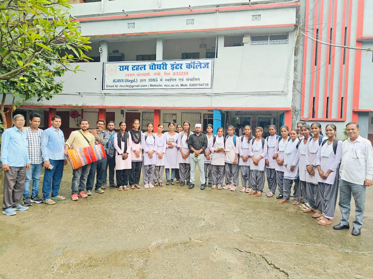 RTC महाविद्यालय में हुई अखरा क्लास की सुरुआत