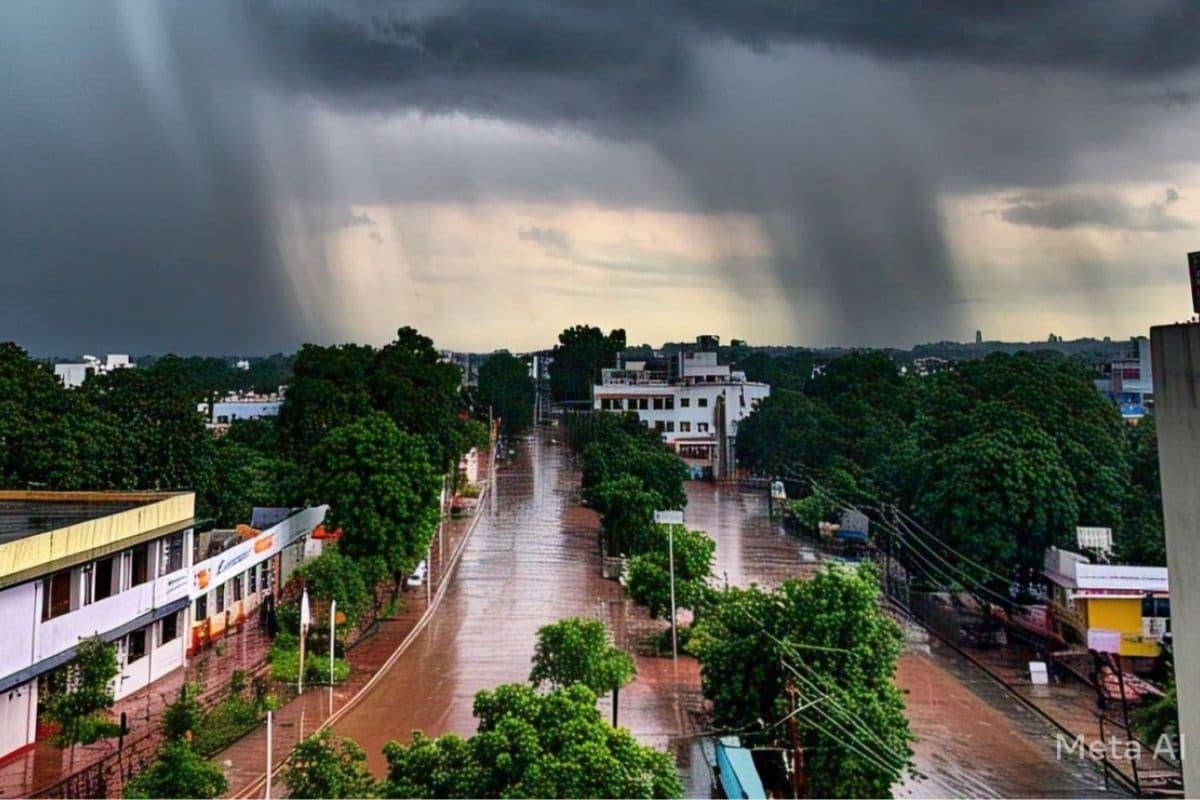 रांची में बारिश और बादल