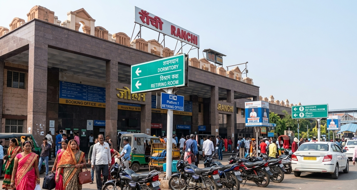 त्योहारों पर ट्रेनों में उमड़ी भीड़: रांची स्टेशन पर रेलवे का मेगा प्लान